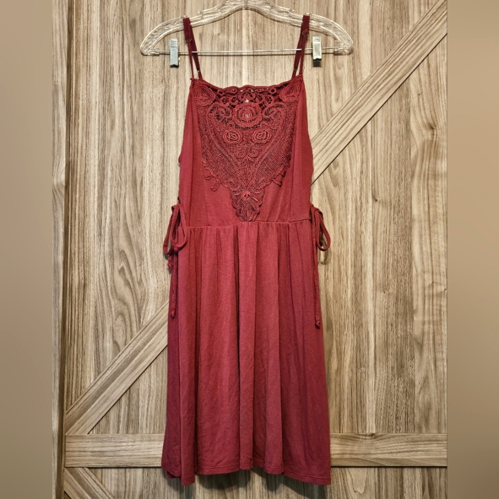 Xhileration Cranberry colored Dress